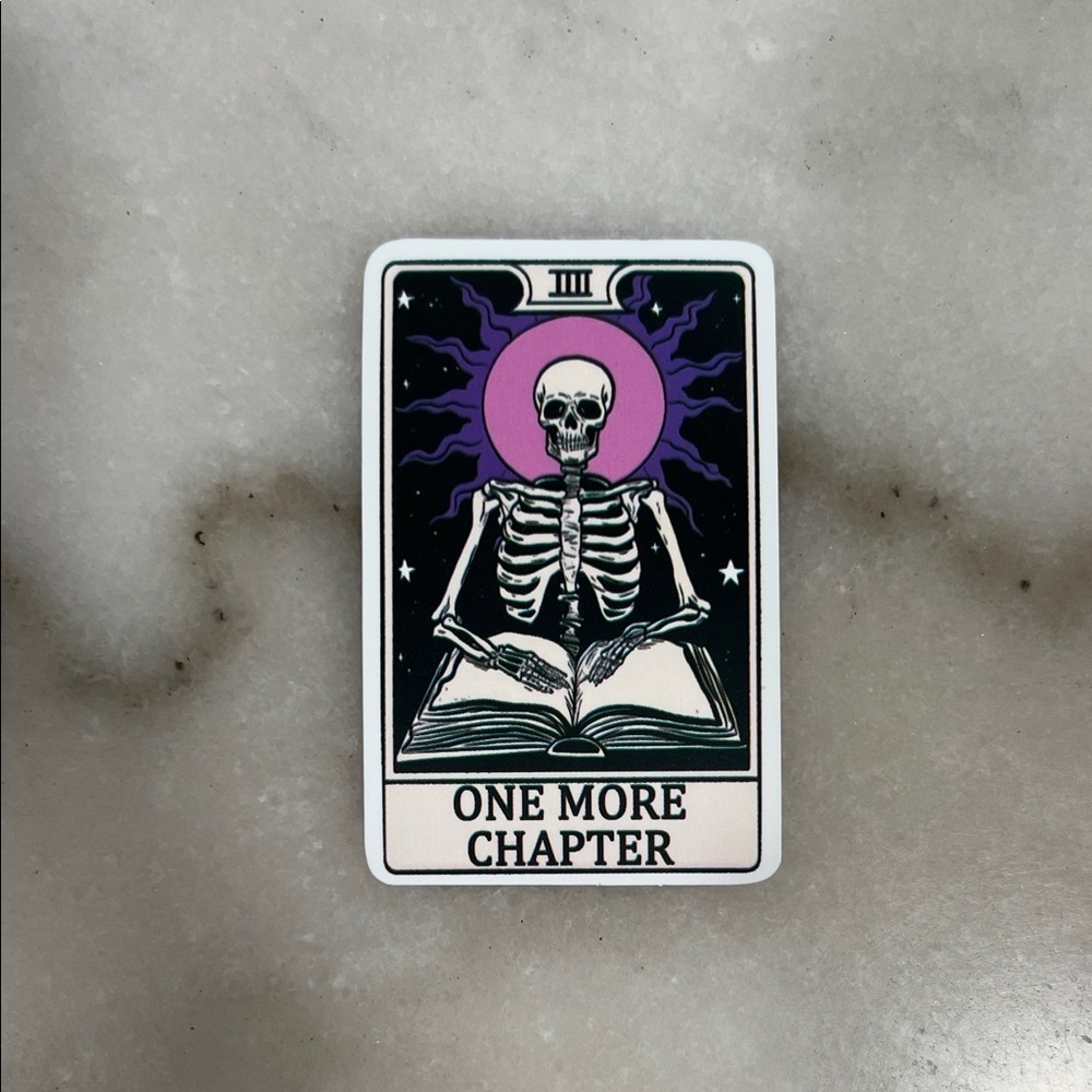 Skeleton Reader Mystic Waterproof Sticker Set - Picture 7 of 9